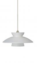  X-271825-SN - Besa Pendant For Multiport Canopy Trilo 7 Satin Nickel Frost 1x50W Halogen