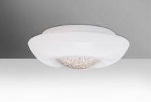  GLEEM16CLC-LED - Besa, Gleem 16 Ceiling, Opal Glossy/Clear, 1x28W LED