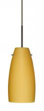  1JC-1512VM-LED-BR - Besa Tao 10 LED Pendant  Vanilla Matte Bronze 1x9W LED