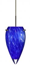  1JC-412586-LED-BR - Besa Juli LED Pendant Blue Cloud Bronze 1x9W LED