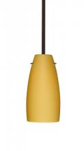  1TT-1512VM-LED-BR - Besa Tao 10 LED Stem Pendant Vanilla Matte Bronze 1x9W LED