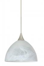  XP-467952-SN - Besa Pendant Brella Satin Nickel Marble 1x50W GY6.35