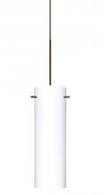  XP-493007-BR - Besa Copa Pendant, Opal Matte, Bronze, 1x50W Halogen