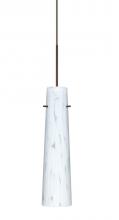  1XC-567419-LED-BR - Besa Camino Pendant Bronze Carrera 1x50W Halogen