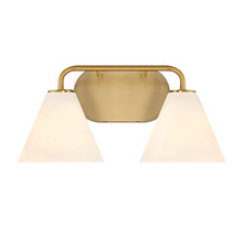  8-2988-2-322 - Blair 2-Light Bathroom Vanity Light in Warm Brass