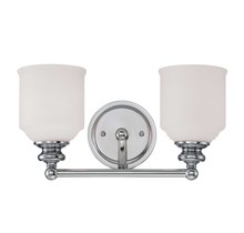  8-6836-2-11 - Melrose 2-Light Bathroom Vanity Light in Polished Chrome