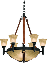  4646B/1209/ECRU - Rodeo Drive (6+3) Light 2 Tier Chandelier