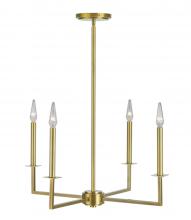  6520-AG-CA - Ray Chandelier - Aged Brass