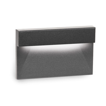  WL-LED140F-AM-BK - LED Horizontal Ledge Step and Wall Light