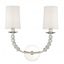  8012-PN - Mirage 2 Light Polished Nickel Sconce