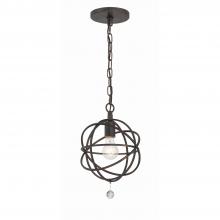  9220-EB - Solaris 1 Light English Bronze Mini Pendant