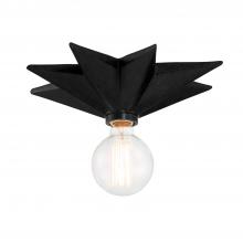  9230-BK_CEILING - Astro 1 Light Black Flush Mount