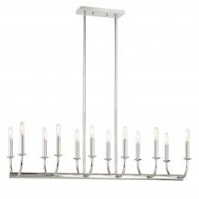  BAI-A2112-PN - Bailey 12 Light Polished Nickel Chandelier