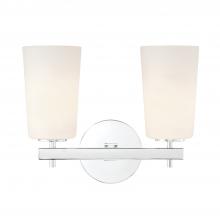 Crystorama COL-102-CH - Colton 2 Light Polished Chrome Sconce