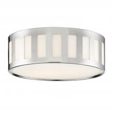  KEN-2203-PN - Kendal 3 Light Polished Nickel Flush Mount