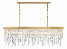  WIN-217-GA-CL-MWP - Winfield 6 Light Antique Gold Chandelier