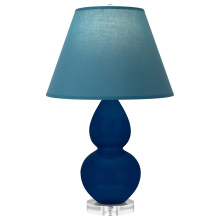 Robert Abbey CT13B - Cobalt Small Double Gourd Accent Lamp