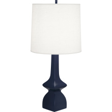 Robert Abbey MMB10 - Matte Midnight Blue Jasmine Table Lamp