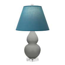 Robert Abbey MST53B - Matte Smokey Taupe Small Double Gourd Accent Lamp
