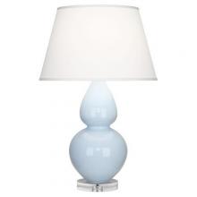  A676X - Baby Blue Double Gourd Table Lamp