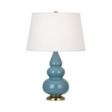  OB30X - Steel Blue Small Triple Gourd Accent Lamp