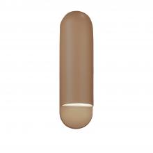 Justice Design Group CER-5630-ADOB-LED2-2000 - Large ADA Capsule LED Wall Sconce