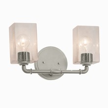  FSN-8462-15-SEED-NCKL - Bronx 2-Light Bath Bar