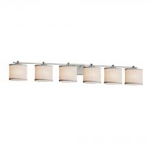  FAB-8446-30-WHTE-NCKL - Era 6-Light Bath Bar