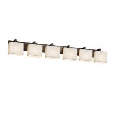  PNA-8926-55-WAVE-DBRZ-LED6-4200 - Modular 6-Light LED Bath Bar