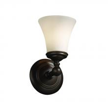  FSN-8521-20-OPAL-MBLK - Tradition 1-Light Wall Sconce