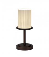  FSN-8798-10-WEVE-MBLK - Dakota 1-Light Table Lamp (Short)