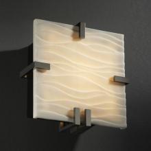  PNA-5550-WAVE-NCKL - Clips Square Wall Sconce (ADA)