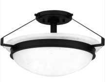 Quoizel QSF5581MBK - Quoizel Semi-Flush Mount