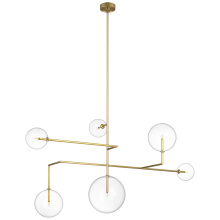 Visual Comfort & Co. Signature Collection ARN 5380HAB-CG - Linnea 59" Chandelier