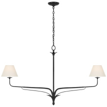 Visual Comfort & Co. Signature Collection CHC 5680WBK-L - Amalfi 57" Linear Chandelier