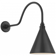 Visual Comfort & Co. Signature Collection TOB 2802MBK/S10-MBK - Academy 23" Flynn Barn Light