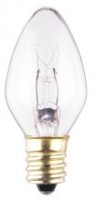  0322800 - 7 1/2 Watt C7 Incandescent Clear E12 (Candelabra) Base, 120 Volt, Box