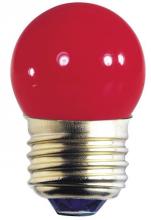  0406700 - 7.5W S11 Incandescent Red E26 (Medium) Base, 120 Volt, Card