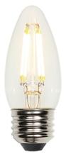  5067000 - 4-1/2W B11 Filament LED Dimmable Clear 2700K E26 (Medium) Base, 120 Volt, Card, 2-Pack