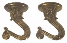  7045100 - 1 1/2" Swag Hook Kit Antique Brass Finish