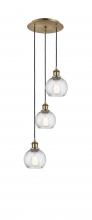 Innovations Lighting 113B-3P-AB-G1214-6 - Athens Twisted Swirl 3 Light 16 inch Multi-Pendant