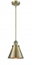  201S-AB-M13-AB-LED - Appalachian - 1 Light - 8 inch - Antique Brass - Stem Hung - Mini Pendant