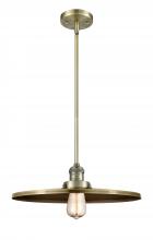  201S-AB-MFR-AB-16 - Appalachian - 1 Light - 16 inch - Antique Brass - Stem Hung - Mini Pendant