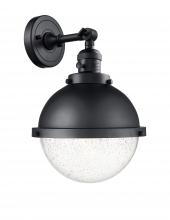  203SW-BK-HFS-84-BK - Hampden - 1 Light - 9 inch - Matte Black - Sconce