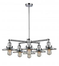  207-6CR-PC-M7 - Railroad 6 Light Chandelier