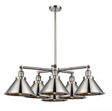  207-6CR-PN-M10 - Briarcliff 6 Light Chandelier