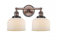 Innovations Lighting 208BP-ACBK-G71 - Bell - 2 Light - 19 inch - Antique Copper - Adjustable Bath Vanity Light
