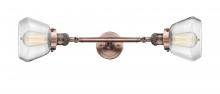  208L-AC-G172-LED - Fulton - 2 Light - 7 inch - Antique Copper - Bath Vanity Light