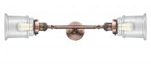  208L-AC-G182-LED - Canton - 2 Light - 6 inch - Antique Copper - Bath Vanity Light