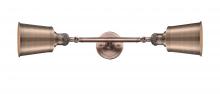  208L-AC-M9-AC-LED - Addison - 2 Light - 5 inch - Antique Copper - Bath Vanity Light